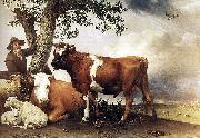 POTTER, Paulus bull oil painting